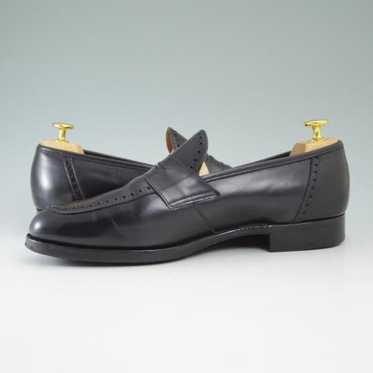 極上★クロケット&ジョーンズ 8F【★(英)ニュー&リングウッド別注/New&Lingwood】240ラスト/コインローファー/Crockett&Jones★b819