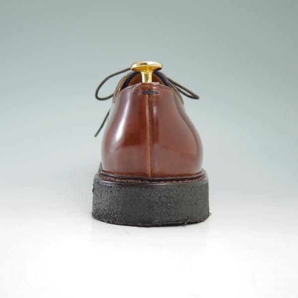 ★(伊)ブルネロクチネリ SIZE 40.5【定価30万円以上★コードバン/マホガニー系色】プレーントゥ/BRUNELLO CUCINELLI★b820
