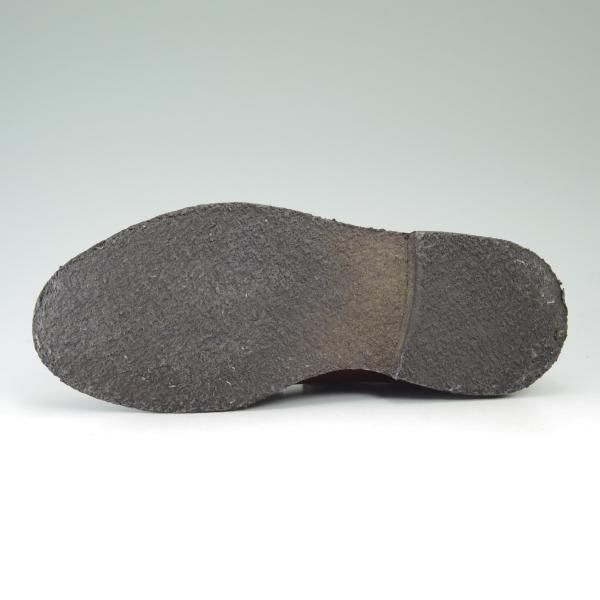 ★(伊)ブルネロクチネリ SIZE 40.5【定価30万円以上★コードバン/マホガニー系色】プレーントゥ/BRUNELLO CUCINELLI★b820