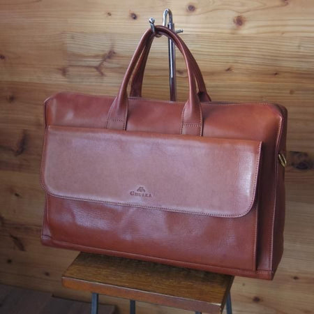 美品★(米)グルカ/GHURKA【定価15万円程度★ブリーフケース】レザー 茶/メンズ ビジネス バッグ★N4997