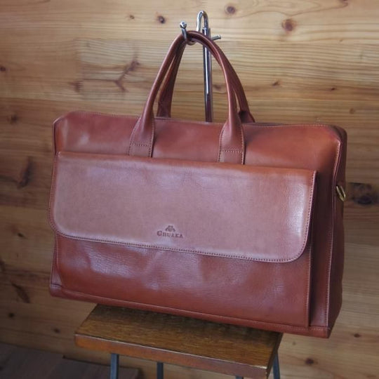 美品★(米)グルカ/GHURKA【定価15万円程度★ブリーフケース】レザー 茶/メンズ ビジネス バッグ★N4997