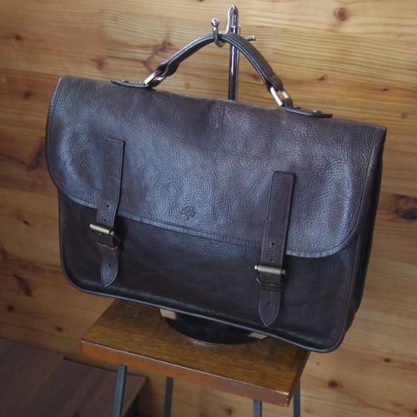 英　マルベリー　Mulberry ビジネスバッグ　イタリア製　美品 極上☆(英)マルベリー/MULBERRY【☆鞄】ブリーフケース/レザー メンズ