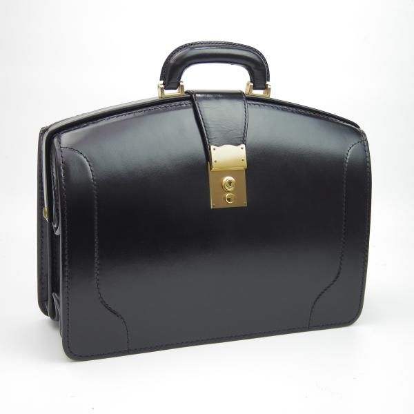ほぼ未使用★(英)パップワース/PAPWORTH 【★高額!!ダレスバッグ】黒 /メンズ ビジネス バッグ/レザー ブリーフケース★N5007