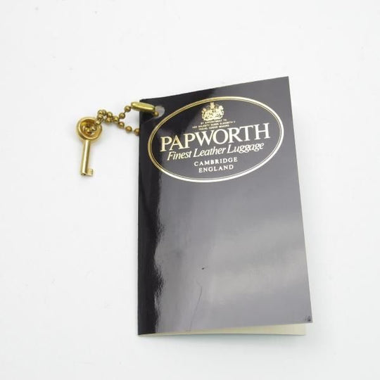 ほぼ未使用★(英)パップワース/PAPWORTH 【★高額!!ダレスバッグ】黒 /メンズ ビジネス バッグ/レザー ブリーフケース★N5007