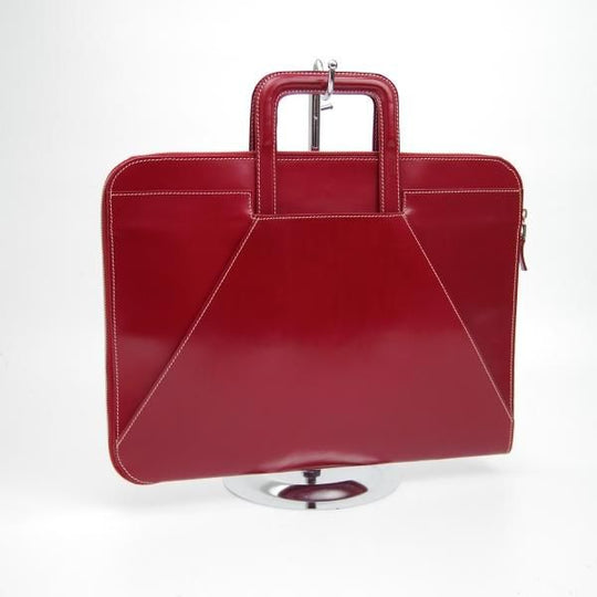 極美品★(英)TANNER KROLLE/タナークロール【★レザー ブリーフケース】クラッチバッグ/メンズ ビジネス バッグ★N5008