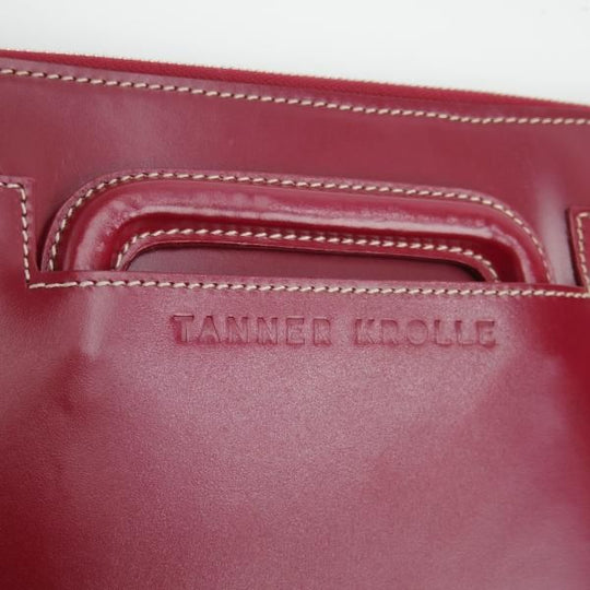 極美品★(英)TANNER KROLLE/タナークロール【★レザー ブリーフケース】クラッチバッグ/メンズ ビジネス バッグ★N5008
