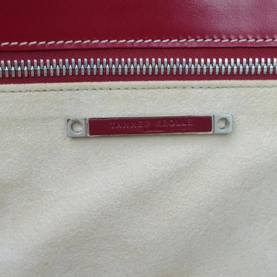 極美品★(英)TANNER KROLLE/タナークロール【★レザー ブリーフケース】クラッチバッグ/メンズ ビジネス バッグ★N5008