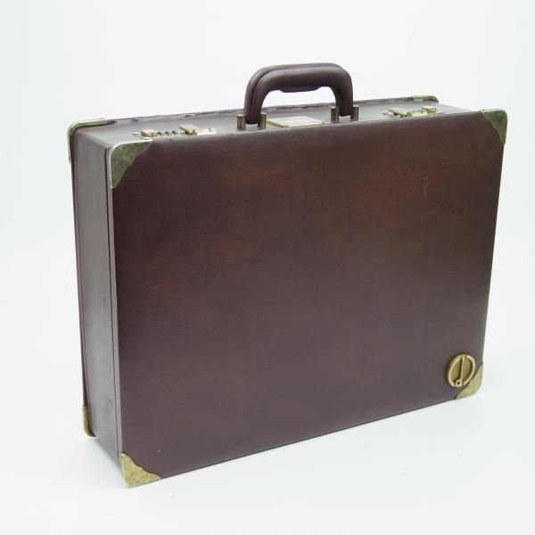 ★ダンヒル/dunhill【貴重★ビンテージ/アタッシュケース】レザー 茶/メンズ ビジネス バッグ★N5009