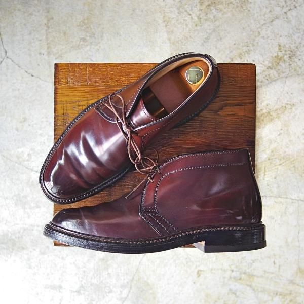 デニス様Alden1340C★サイズ7.5D★コードバン★ブラック★チャッカブー デニス様Alden1340C☆サイズ7.5D☆コードバン☆ブラック