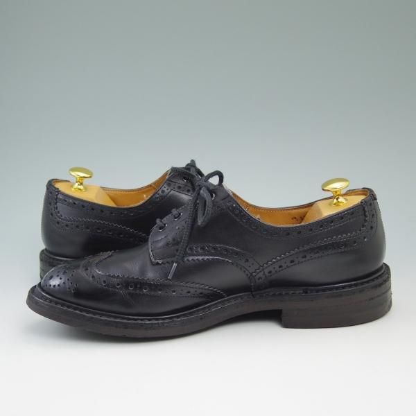 極上★トリッカーズ SIZE 7.5【★ダイナイトソール仕様/BOURTON】バートン/M5633/カントリーシューズ/短靴/フルブローグ/Tricker's★b837