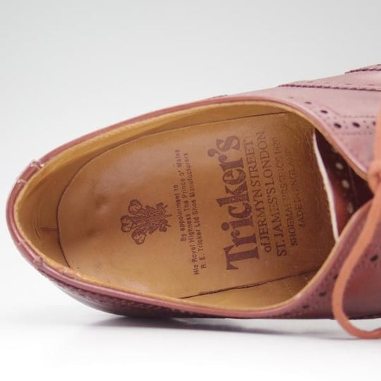美品★トリッカーズ SIZE 8【★希少!!ドレスライン】9523/フルブローグ/Tricker's★b838