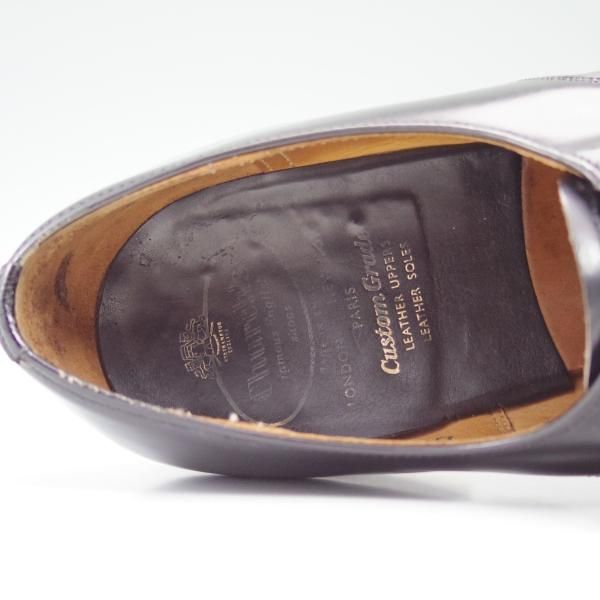 極上★チャーチ 70F/UK7【★旧チャーチ/3都市ロゴ/ブックバインダーカーフ】84ラスト/BURFORD/ストレートチップ/CHURCH'S★b840