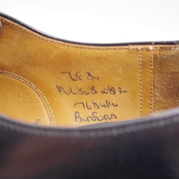 極上★チャーチ 70F/UK7【★旧チャーチ/3都市ロゴ/ブックバインダーカーフ】84ラスト/BURFORD/ストレートチップ/CHURCH'S★b840