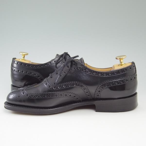 極美品★チャーチ 65F/UK6.5【★バーウッド/BURWOOD】81ラスト/ポリッシュドバインダーカーフ/5都市ロゴ/フルブローグ/CHURCH'S★b841