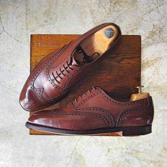 極上★クロケット&ジョーンズ 8.5E【★ハンドグレードライン/マスターロイド/DOWNING】330ラスト/ロイドフットウェア/Crockett&Jones★b842
