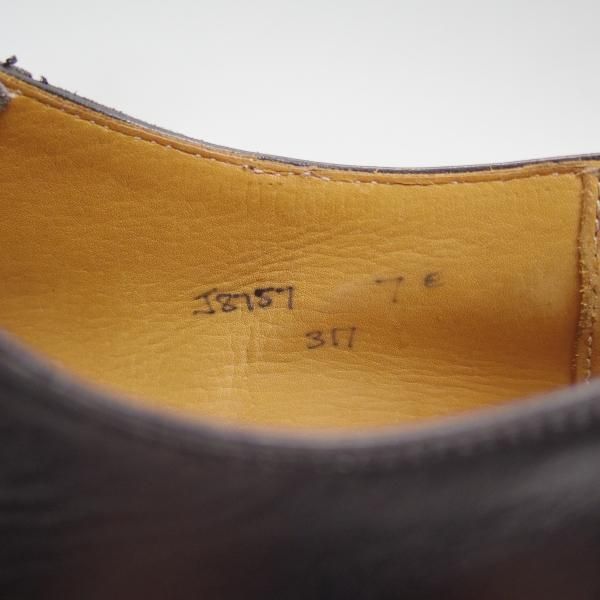 極上★クロケット&ジョーンズ 7E【★Lloyd Footwear別注品/ロイドフットウェア】317ラスト/サドルシューズ/Crockett&Jones★b843