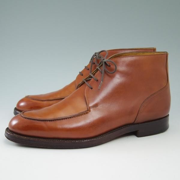 美品★クロケット&ジョーンズ 7.5E【★ポールスミス別注品/Paul Smith】Uチップ/チャッカブーツ/Crockett&Jones★b845