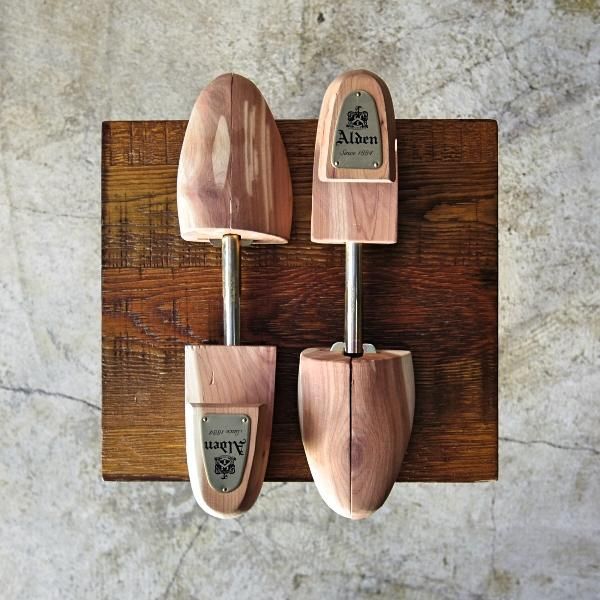 極上★オールデン Sサイズ【ロチェスター製★純正シューツリー/木製シューキーパー/ROCHESTER】ALDEN★b823