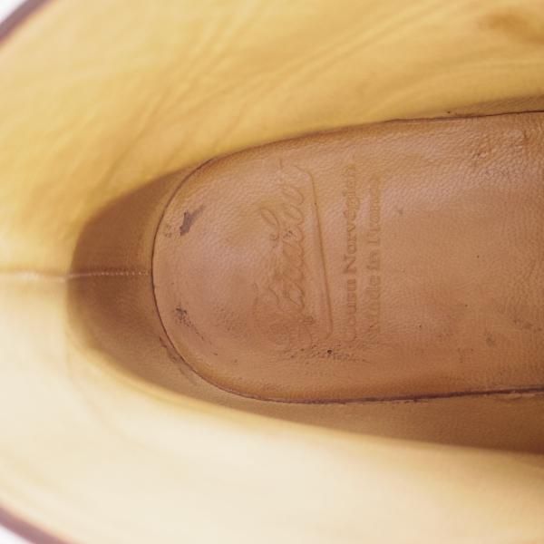 極美品★パラブーツ SIZE 6.5【★ブロワ/BLOIS】カフェ/CAF/チャッカブーツ/TEXソール/リスレザー/Paraboot★b825