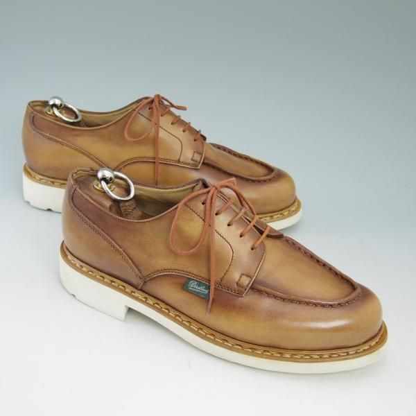 極上★パラブーツ SIZE 6.5【★シャンボード/希少!!DELAVE MARRON】TEXソール/リスレザー/デラベ マロン/CHAMBORD/Uチップ/Paraboot★b826