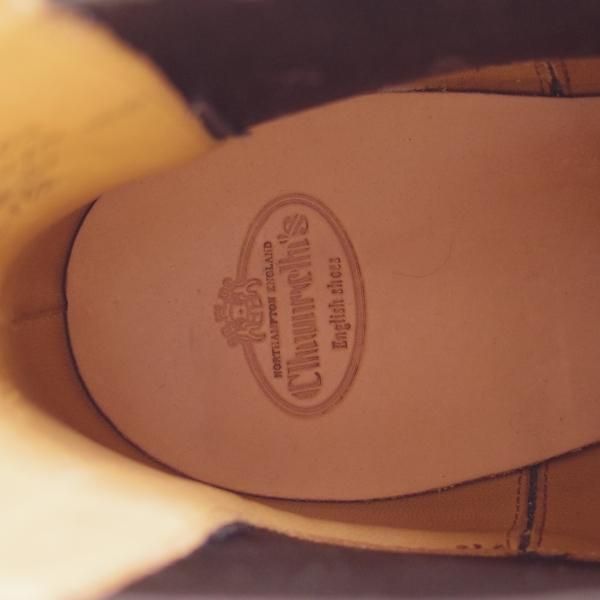 美品★チャーチ(レディース) SIZE 37.5【★サイドゴアブーツ/MONMOUTH WG】ポリッシュドバインダーカーフ/サンダルウッド/Church's★b827