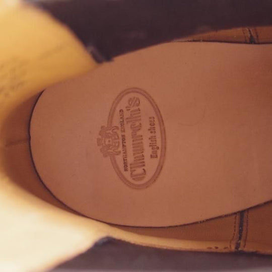 美品★チャーチ(レディース) SIZE 37.5【★サイドゴアブーツ/MONMOUTH WG】ポリッシュドバインダーカーフ/サンダルウッド/Church's★b827