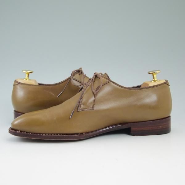 ★(伊)アンジェロ マネッティ SIZE 6【定価10万程度★グッドイヤーウェルテッド製法】Vフロント/プレーントゥ/Angiolo Manetti★b828