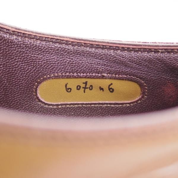 ★(伊)アンジェロ マネッティ SIZE 6【定価10万程度★グッドイヤーウェルテッド製法】Vフロント/プレーントゥ/Angiolo Manetti★b828