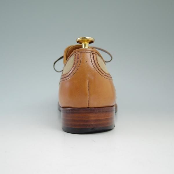 美品☆ショセ 25cm/SIZE 40【☆ナチュラルカラー コードバン】C-740