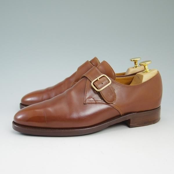 極上★クロケット&ジョーンズ 5E【★ロイドフットウェア別注/Lloyd Footwear】Jシリーズ/297ラスト/モンクストラップ/Crockett&Jones★b831