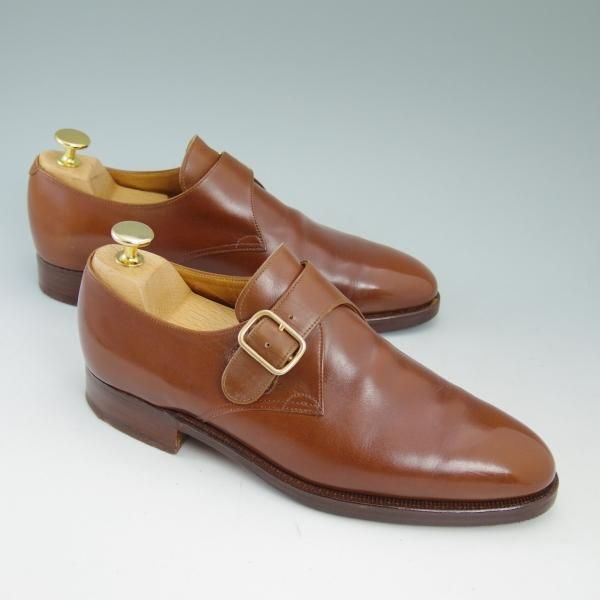 極上★クロケット&ジョーンズ 5E【★ロイドフットウェア別注/Lloyd Footwear】Jシリーズ/297ラスト/モンクストラップ/Crockett&Jones★b831