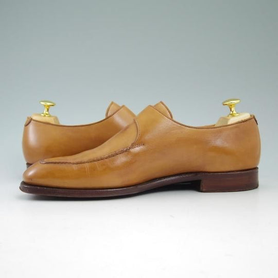 美品★クロケット&ジョーンズ 5.5E【★高額!!スキンステッチ/(英)ジョージクレバリー別注/ハンドグレード】337ラスト/Crockett&Jones★b832