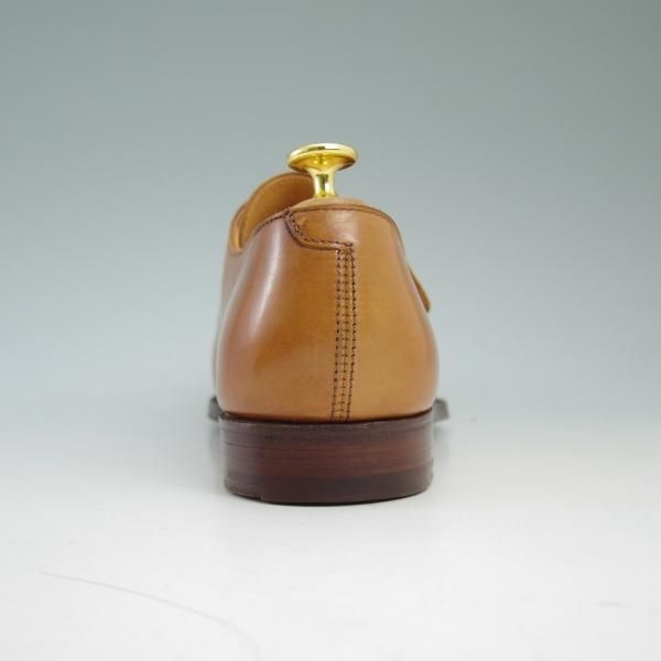 美品★クロケット&ジョーンズ 5.5E【★高額!!スキンステッチ/(英)ジョージクレバリー別注/ハンドグレード】337ラスト/Crockett&Jones★b832