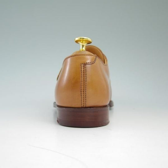 美品★クロケット&ジョーンズ 5.5E【★高額!!スキンステッチ/(英)ジョージクレバリー別注/ハンドグレード】337ラスト/Crockett&Jones★b832