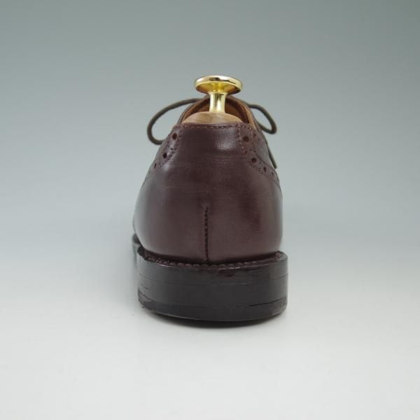 極上★ユニオンワークス UK6【英国製★クォーターブローグ】ブラウン/カーフ/UNION WORKS★b847