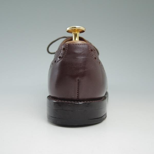 極上★ユニオンワークス UK6【英国製★クォーターブローグ】ブラウン/カーフ/UNION WORKS★b847