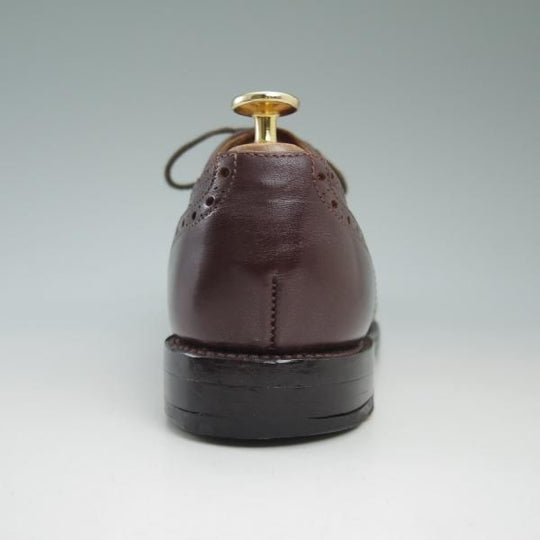 極上★ユニオンワークス UK6【英国製★クォーターブローグ】ブラウン/カーフ/UNION WORKS★b847