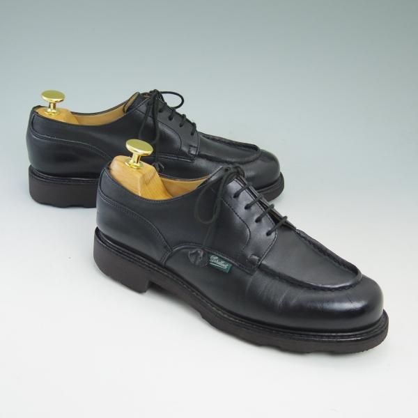 極上★パラブーツ(レディース) SIZE 4【★CHAMBORD/シャンボード】グリフソール/Uチップ/noir/Paraboot★b850