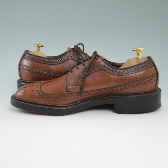 未使用★(米)アレンエドモンズ 6E【貴重80's★旧ロゴ//MacNail 2】ロングウイング/グレインレザー/赤茶/ALLEN EDMONDS★b851