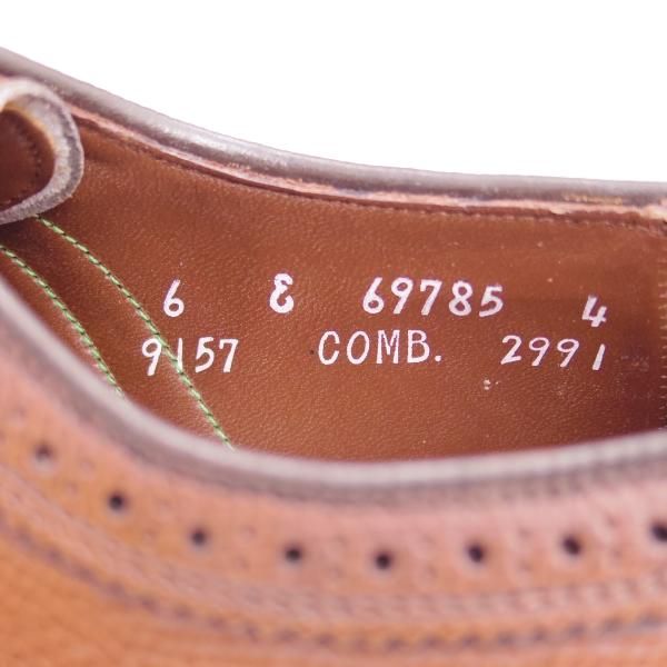 未使用★(米)アレンエドモンズ 6E【貴重80's★旧ロゴ//MacNail 2】ロングウイング/グレインレザー/赤茶/ALLEN EDMONDS★b851