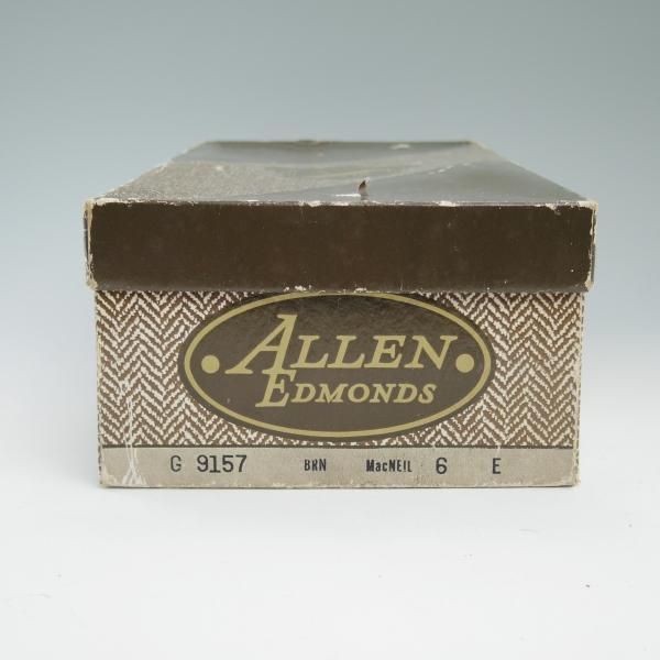 未使用★(米)アレンエドモンズ 6E【貴重80's★旧ロゴ//MacNail 2】ロングウイング/グレインレザー/赤茶/ALLEN EDMONDS★b851