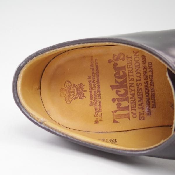 極上★トリッカーズ SIZE 6.5-6【★希少!!ドレスライン/Barnes】3191/バーンズ/ポリッシュカーフ/プレーントゥ/Tricker's★b854