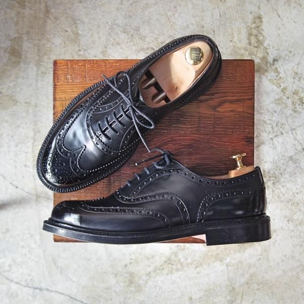 未使用★チャーチ 60F/UK6【★104ラスト仕様のバーウッド風モデル/旧チャーチ〜過渡期製造】4都市ロゴ/フルブローグ/Church's★b855