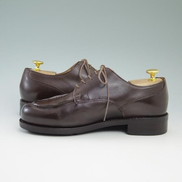 極美品★パラブーツ SIZE 6.5【★ドレス仕様シャンボード/CHAMBORD】カフェ/LIS CAFE/リスレザー/アクティブソール/Uチップ/Paraboot★b857