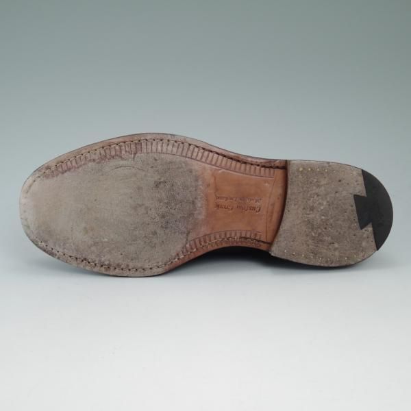 美品★チャーチ 75F/UK7.5【★シャノン/SHANNON/ライトエボニー】103ラスト/ポリッシュドバインダーカーフ/プレーントゥ/Church's★b860