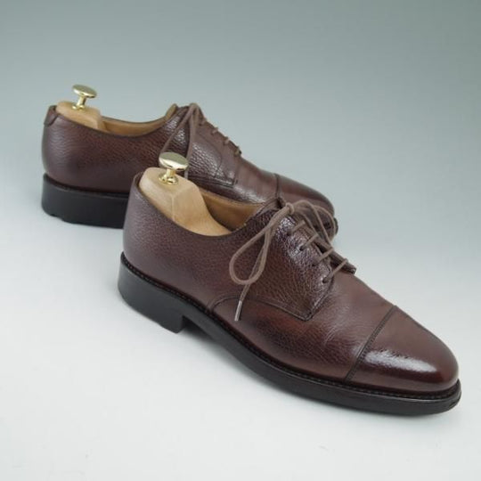 極上★クロケット&ジョーンズ 6E【★Lloyd Footwear別注/リッジウェイソール】ストレートチップ/ロイドフットウェア/Crockett&Jones★b861