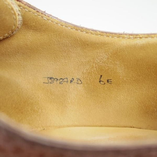 極上★クロケット&ジョーンズ 6E【★Lloyd Footwear別注/リッジウェイソール】ストレートチップ/ロイドフットウェア/Crockett&Jones★b861
