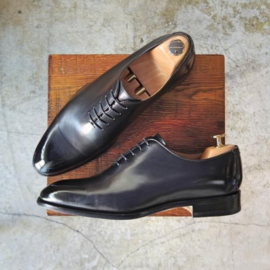 極美品★マグナーニ SIZE 41.5【★ホールカット/17504/ボロネーゼ製法】MAGNANNI★b866