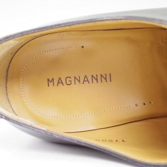 極美品★マグナーニ SIZE 41.5【★ホールカット/17504/ボロネーゼ製法】MAGNANNI★b866