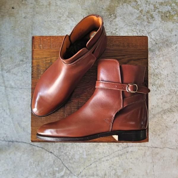 美品★(英)グレンソン(レディース) 3.5D【★希少!!ジョッパーブーツ】カーフ/3843/49/GRENSON★b867